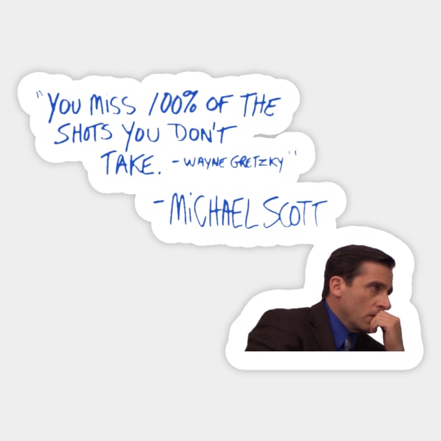 michael scott Sticker by thgsunset